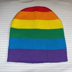 Rainbow beanie